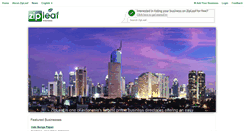 Desktop Screenshot of id.zipleaf.com