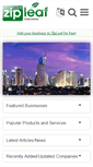 Mobile Screenshot of id.zipleaf.com