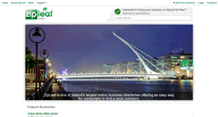 Desktop Screenshot of ie.zipleaf.com