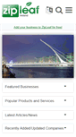 Mobile Screenshot of ie.zipleaf.com