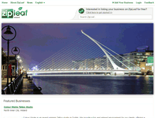 Tablet Screenshot of ie.zipleaf.com